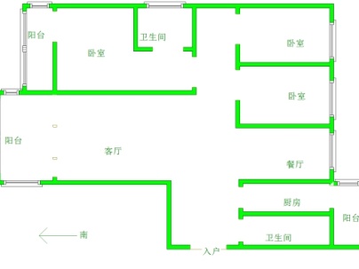 中泰国际花园 4室 2厅 141平米