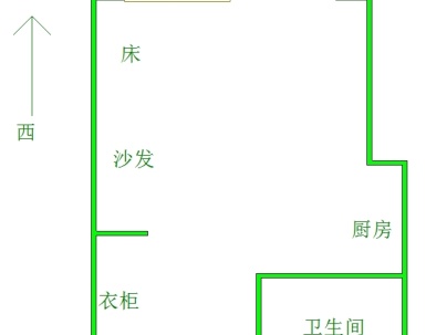 恒大雅苑 1室 1厅 65平米