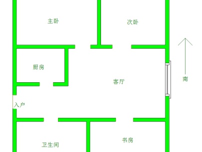 学友家园 3室 1厅 92.16平米