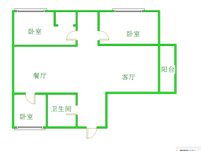 国宾壹号（京洲家园） 3室 2厅 125平米