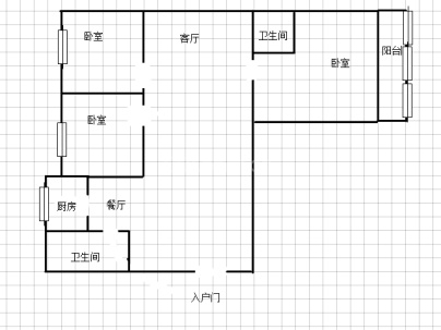 紫薇苑 3室 2厅 126.9平米