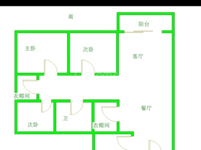 碧桂园黄金时代 3室 2厅 116平米