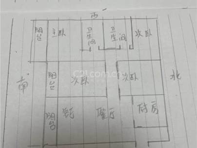 融翔·江山印 3室 2厅 124平米