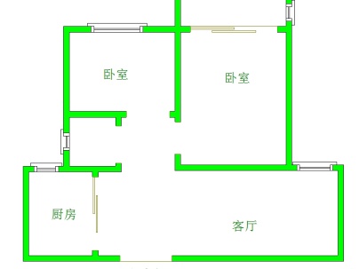 濉河花园三期（北区） 3室 1厅 89.58平米