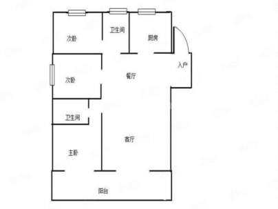 望阳新村 3室 2厅 86平米