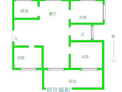 春风里 3室 2厅 101平米