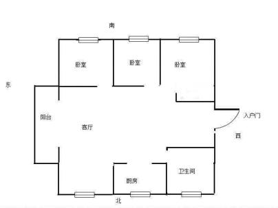中湖明月 3室 2厅 134平米