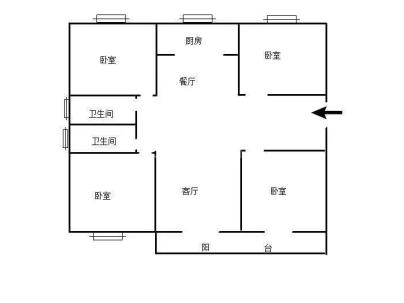 玖珑府 4室 2厅 125平米