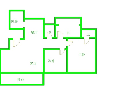 融翔·悦澜山 3室 2厅 124.79平米