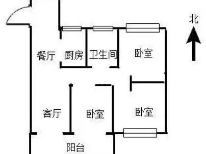 一马路碧桂园 3室 2厅 101平米