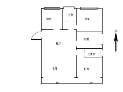 中湖明月 3室 2厅 113平米