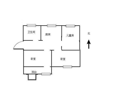 桃李巷 2室 1厅 60.2平米