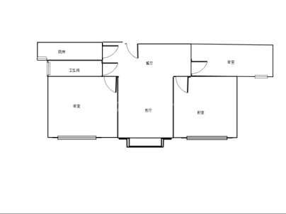 丁楼家园 3室 2厅 119平米