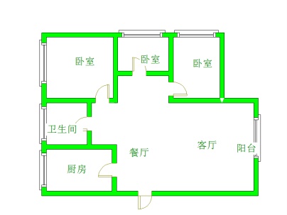 九华学府 3室 2厅 113平米