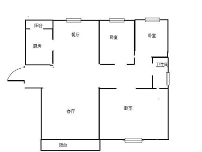 恒大悦府 3室 2厅 111平米