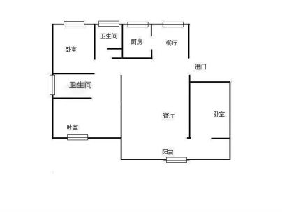 翰林学府 3室 2厅 138平米