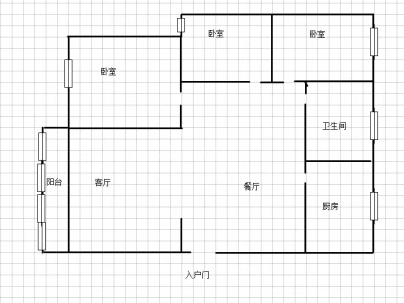 望湖新村 3室 2厅 120平米