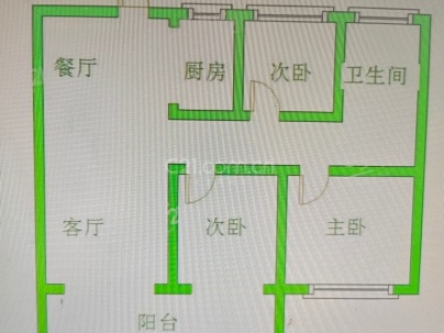 汉都中国府 3室 2厅 107平米