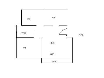 合欢家园 2室 2厅 96平米