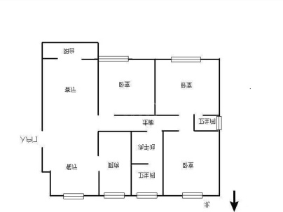 翡翠岛 4室 2厅 150平米