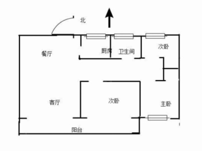 御溪悦榕府 3室 2厅 98平米