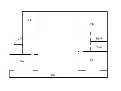 御溪。翡翠城1期 3室 2厅 119.2平米