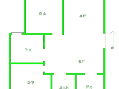 望湖新村 3室 1厅 110平米