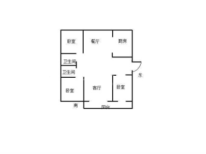 汉都中国府 3室 2厅 115平米