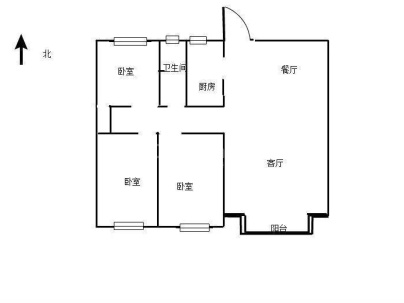 运河人家 3室 2厅 95平米