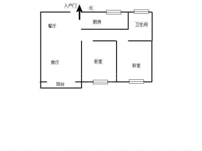 金色阳光花园 2室 2厅 89平米