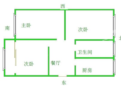 海宫路2号 2室 1厅 67平米