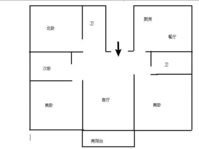 温哥华城四期（金水河畔） 4室 2厅 176平米