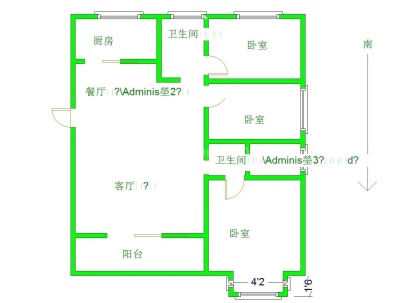 望湖新村 3室 2厅 117.5平米