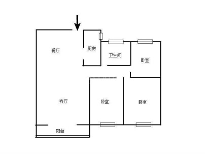 华松兰墅颐景 3室 2厅 96.86平米