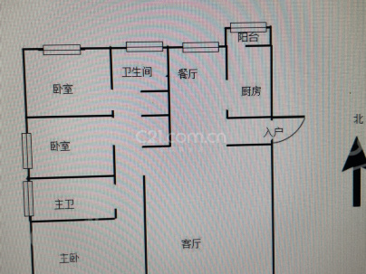 恒大悦府 3室 2厅 128平米