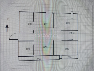 融翔·时代之光 3室 2厅 114平米