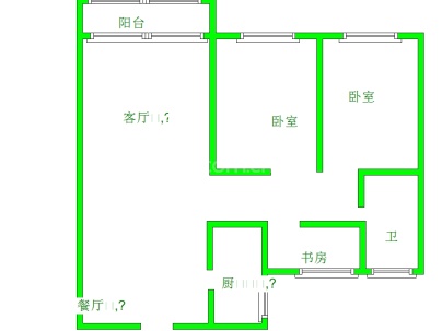 金鼎世家 2室 2厅 95平米