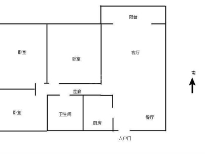 港利上城国际 3室 2厅 110平米