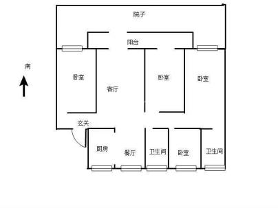 中梁国宾天下 4室 2厅 143平米