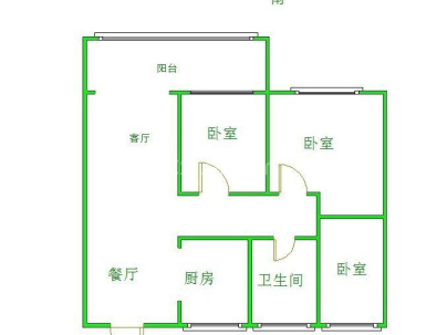 理想城 3室 2厅 99平米