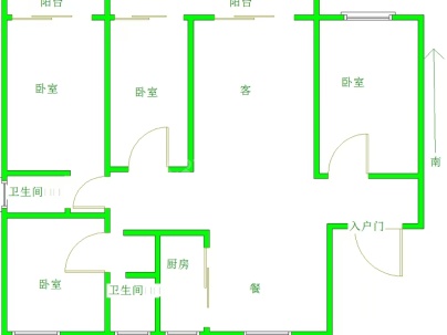 融翔·时代之光 4室 2厅 130平米