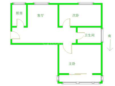 锦绣花园 3室 2厅 107平米