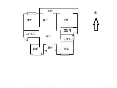 中梁国宾天下 4室 2厅 123.9平米