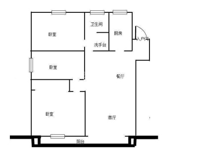 中湖明月书雅苑 3室 2厅 115平米