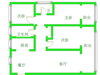 融翔·时代之光 3室 2厅 124平米