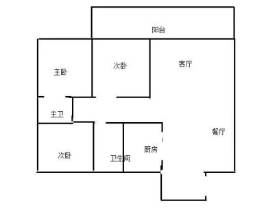 绿城诚园 3室 2厅 117平米