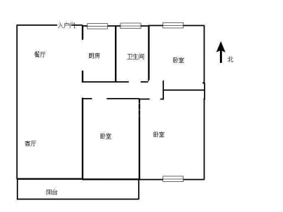 一马路碧桂园 3室 2厅 97.21平米