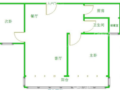 园林家园 2室 2厅 99平米