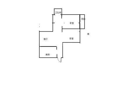 英伦城邦 2室 1厅 85平米