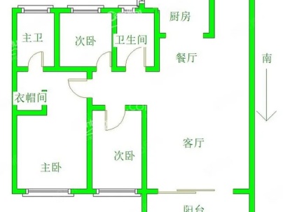 融翔·江山印 3室 2厅 115平米